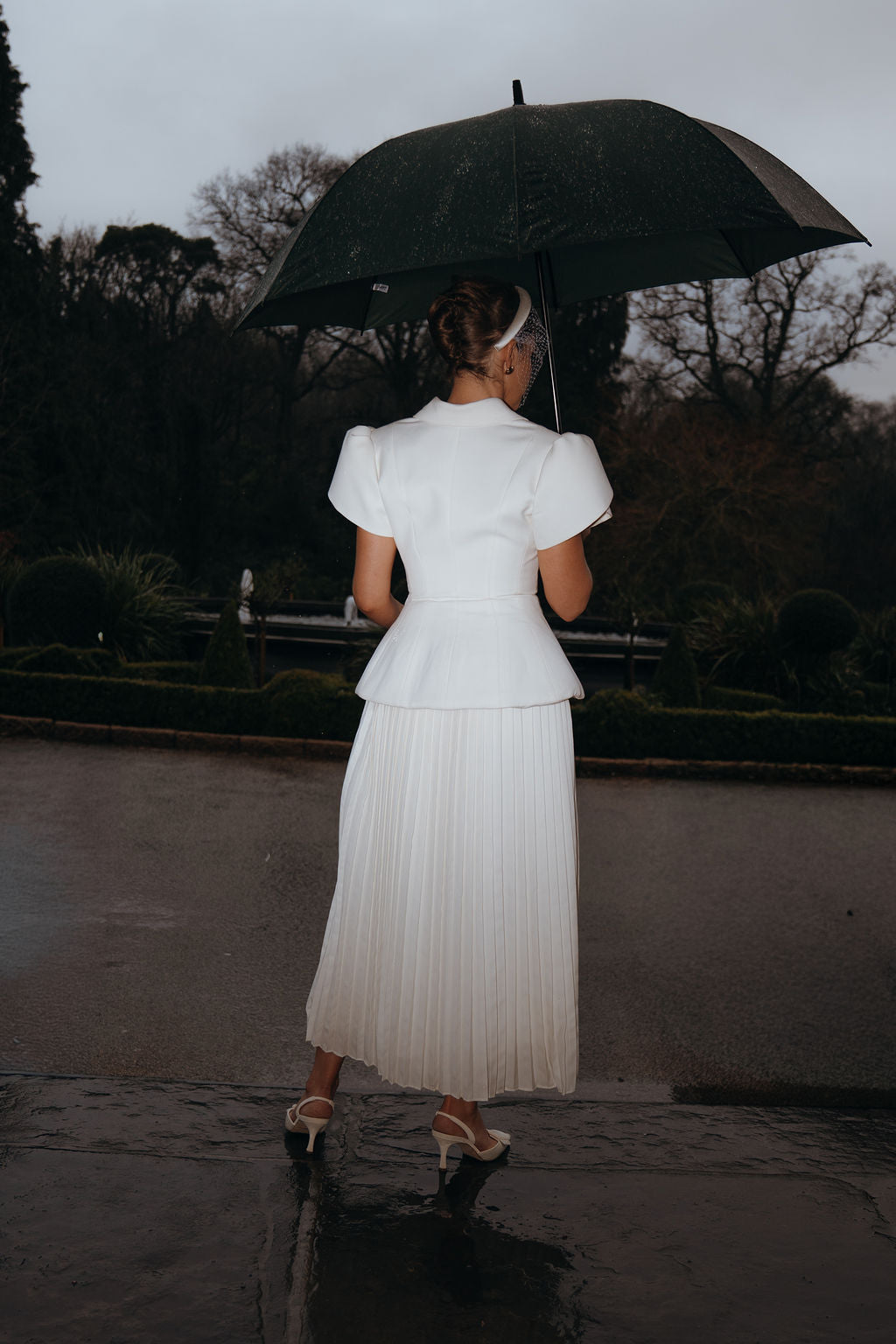 Grace Pleated Midi Skirt