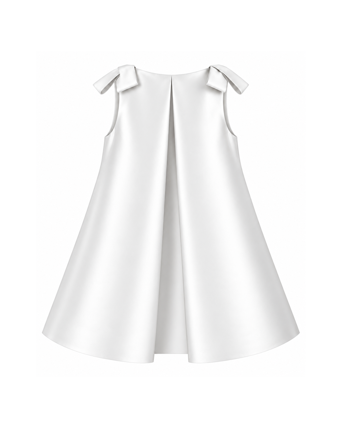 Jackie Mini Dress in White, back